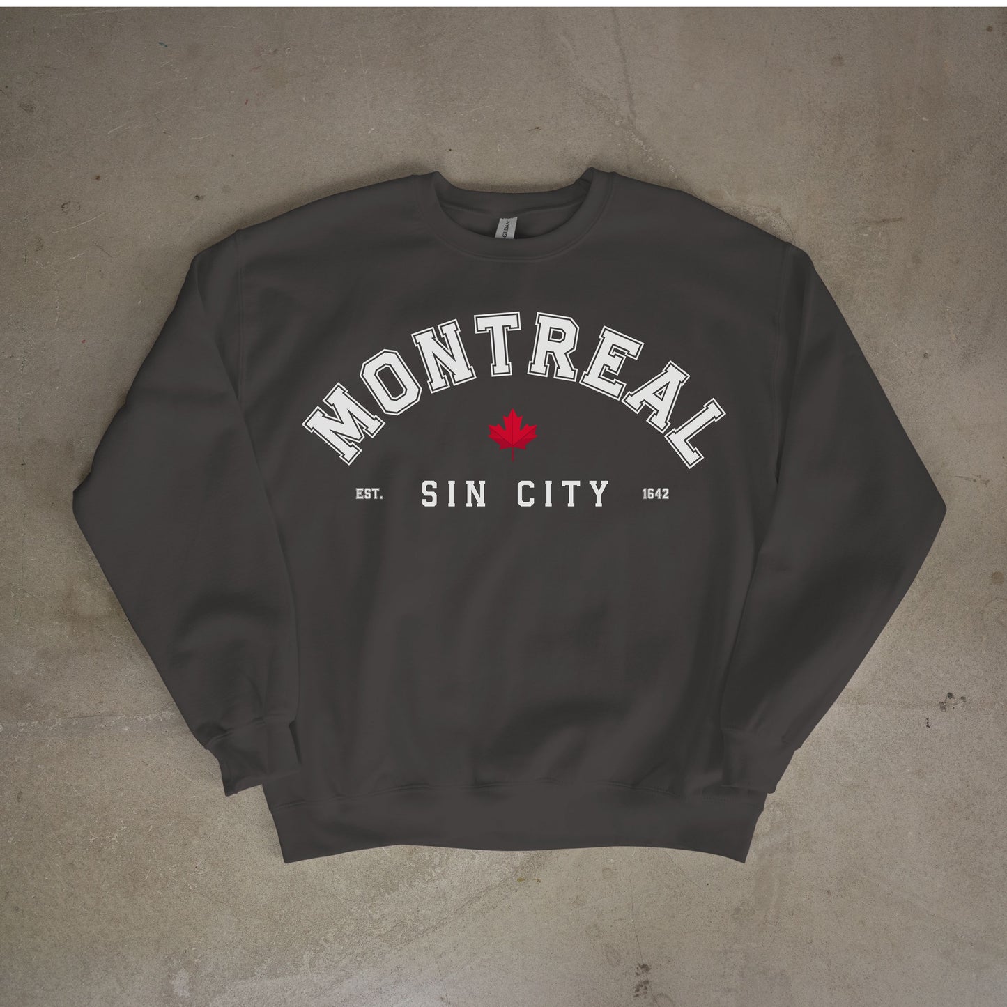 Montreal Sin City Unisex Crewneck Sweatshirt - Cozy Fashion for City Lovers