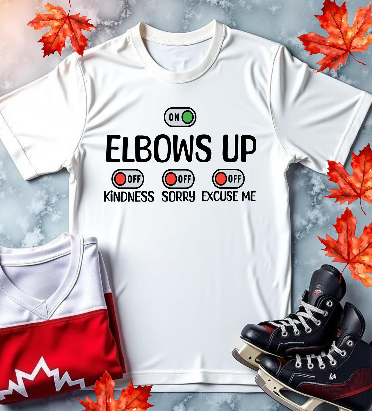 Switched ON 'Elbows Up' Graphic Tee