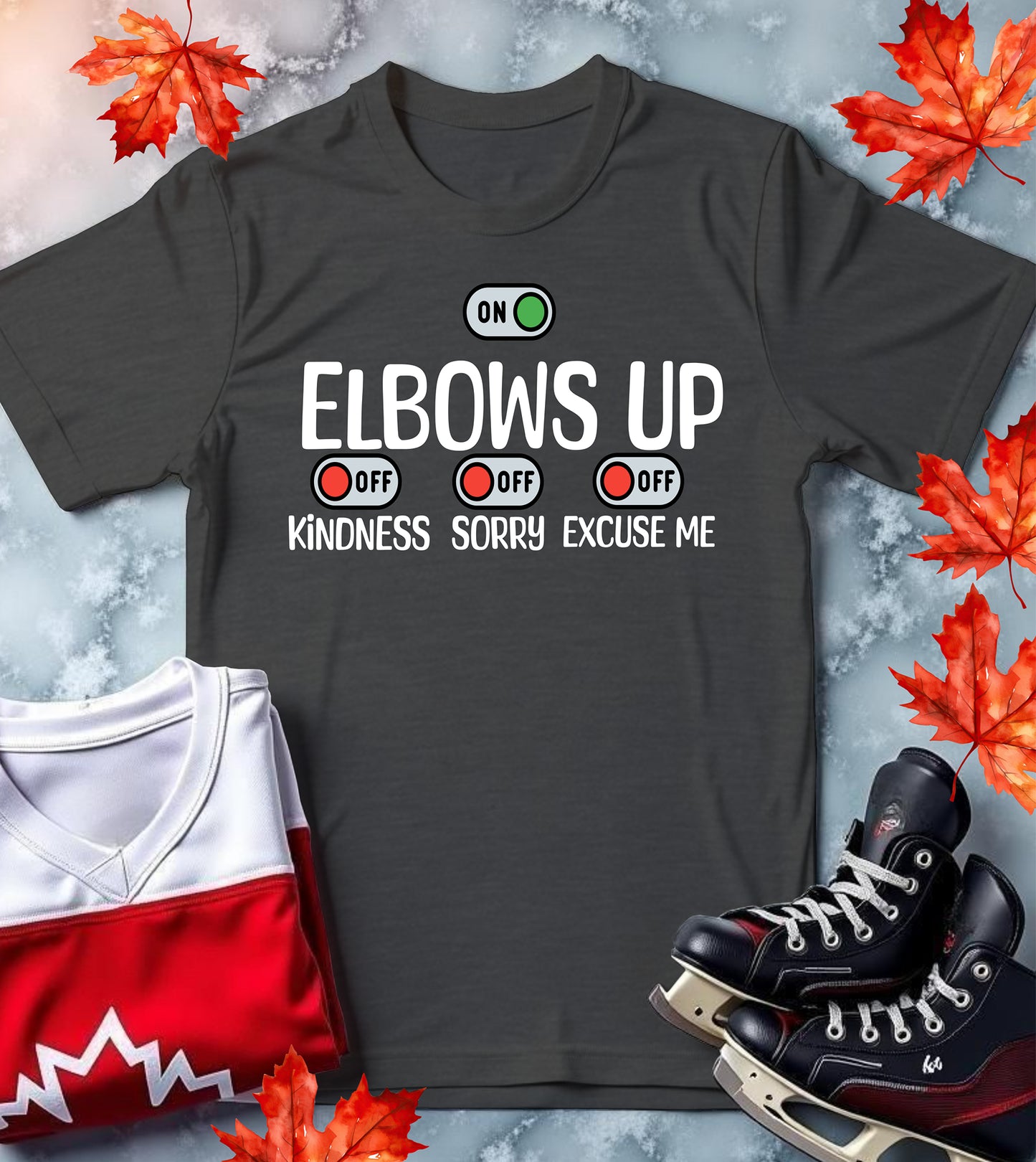 Switched ON 'Elbows Up' Graphic Tee