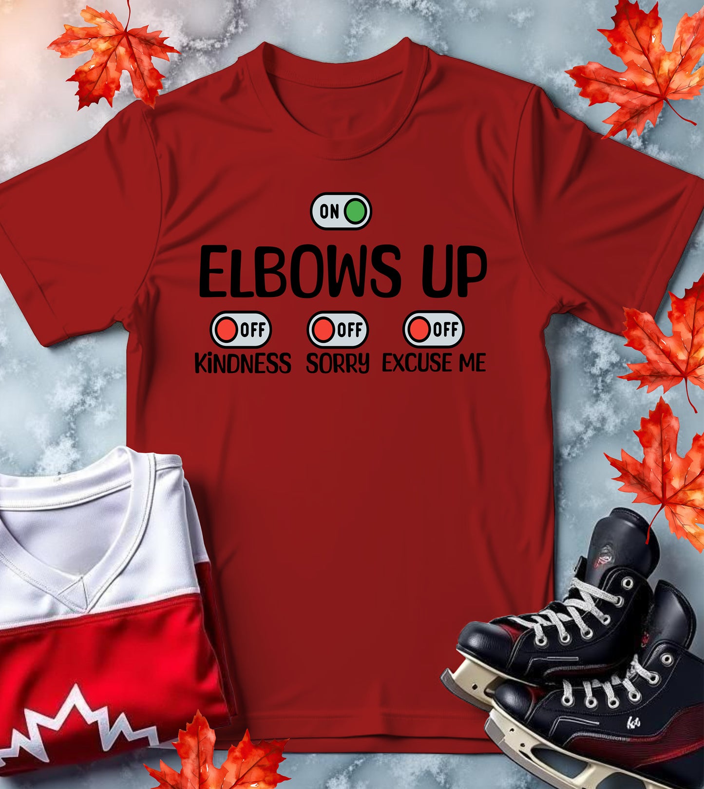Switched ON 'Elbows Up' Graphic Tee