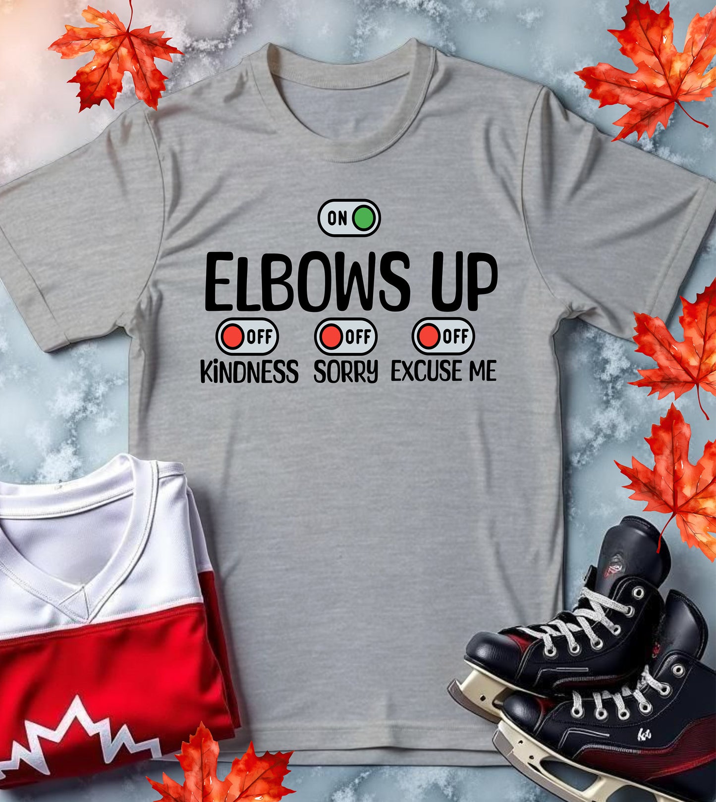 Switched ON 'Elbows Up' Graphic Tee