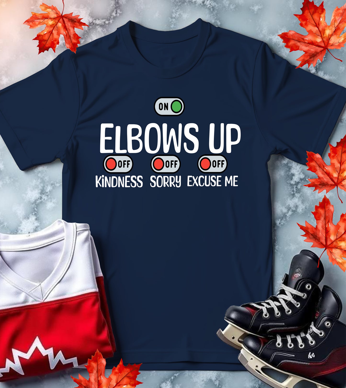 Switched ON 'Elbows Up' Graphic Tee