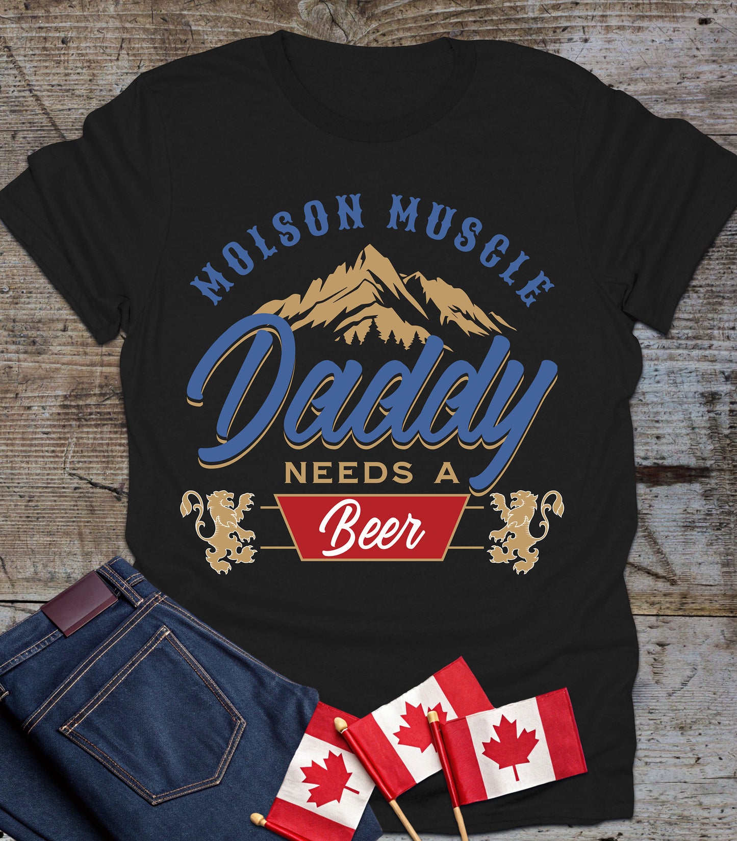Daddy Needs a Beer Unisex Softstyle T-Shirt