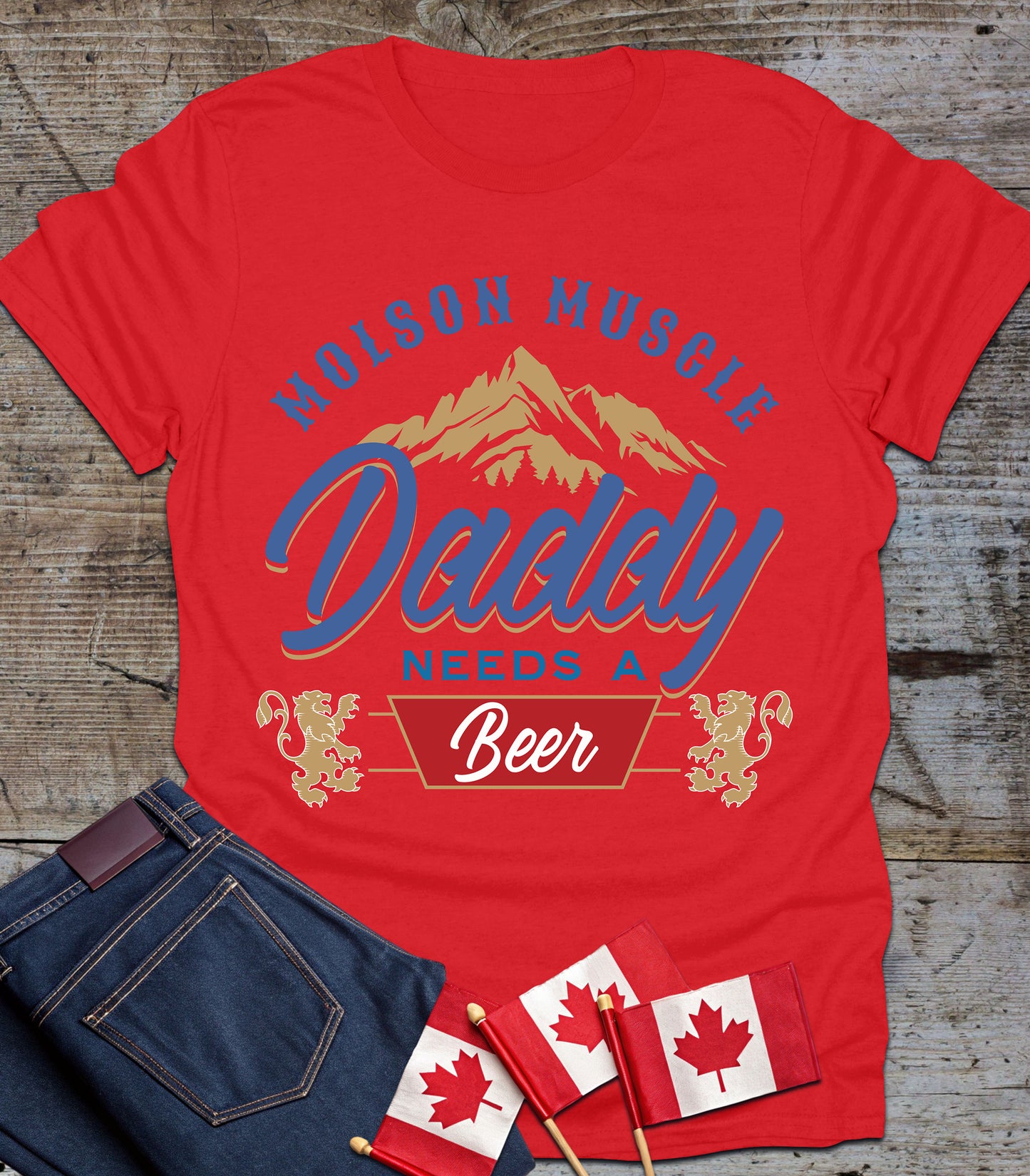 Daddy Needs a Beer Unisex Softstyle T-Shirt