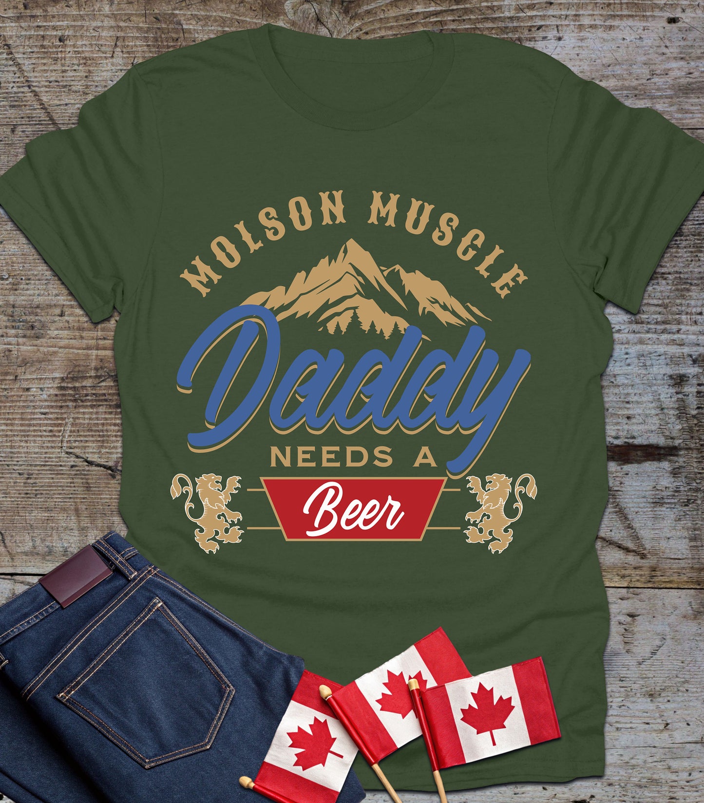 Daddy Needs a Beer Unisex Softstyle T-Shirt