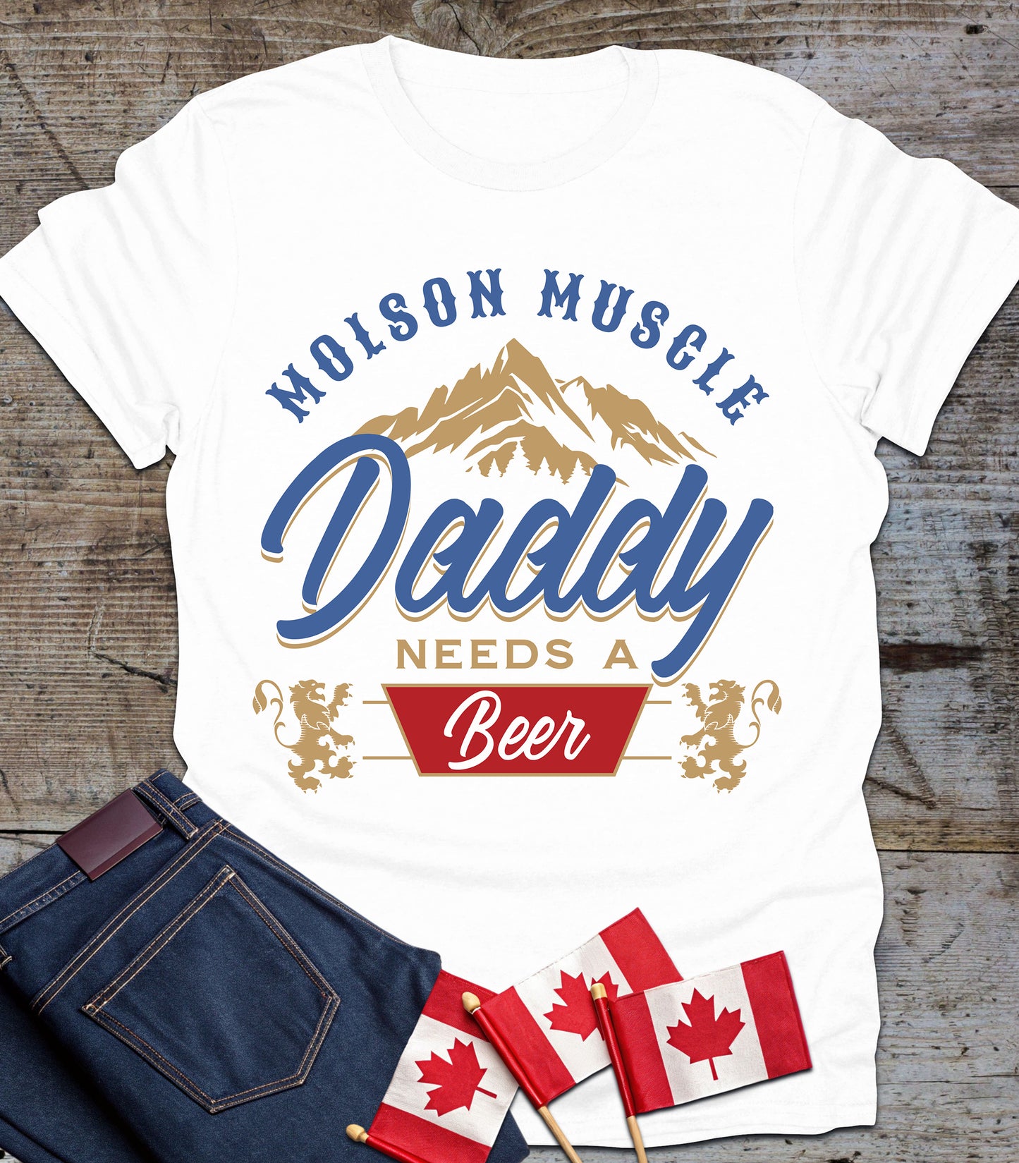 Daddy Needs a Beer Unisex Softstyle T-Shirt