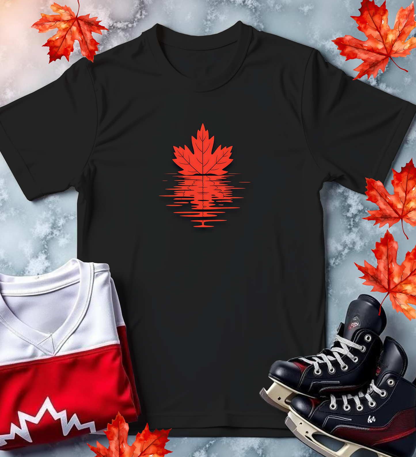 "Reflections of Canada" Red Maple Water Tee