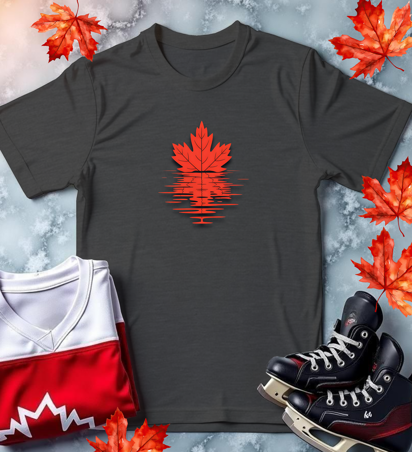 "Reflections of Canada" Red Maple Water Tee