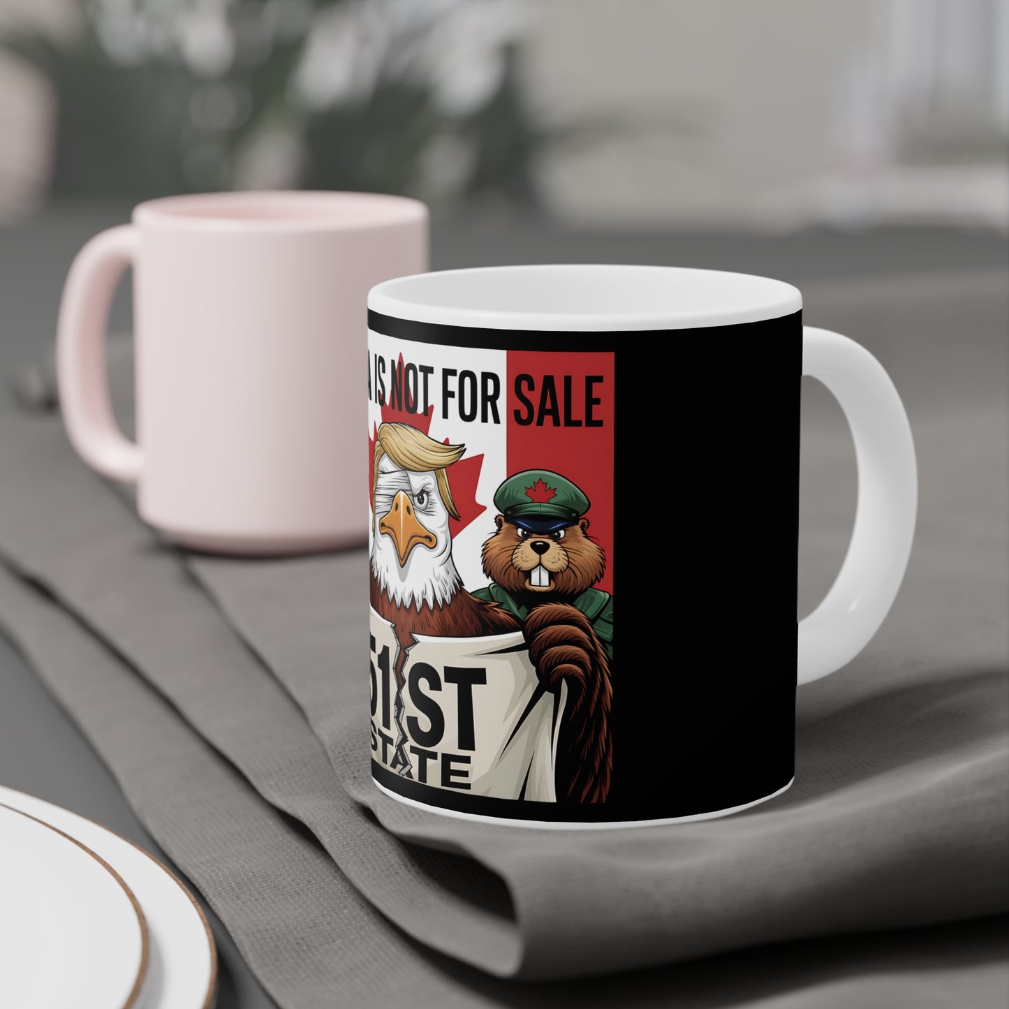 Canada is not for Sale Ceramic Mug - Unique Gift for Proud Canadians