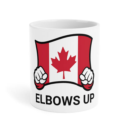 Elbows Up Canadian Ceramic Mug - 15oz/20oz