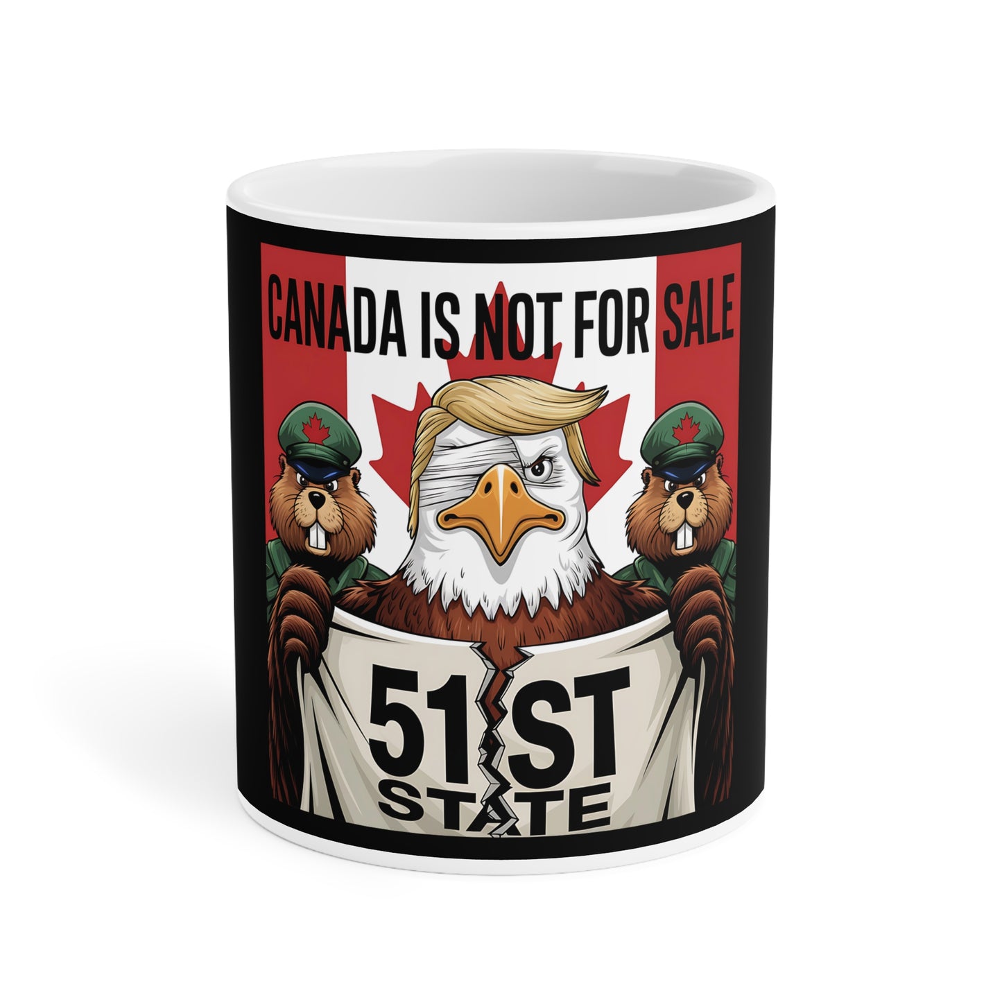 Canada is not for Sale Ceramic Mug - Unique Gift for Proud Canadians