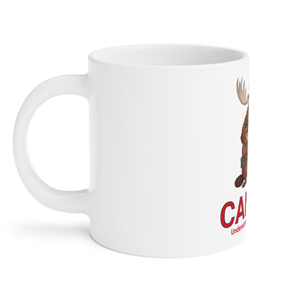 Canada-Themed Ceramic Mug - Underestimated. Always Ready - 15oz, 20oz
