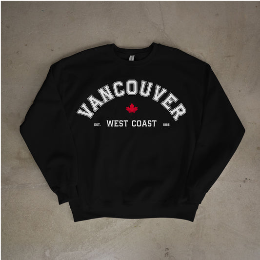 Vancouver West Coast Unisex Crewneck Sweatshirt - Cozy Casual Wear