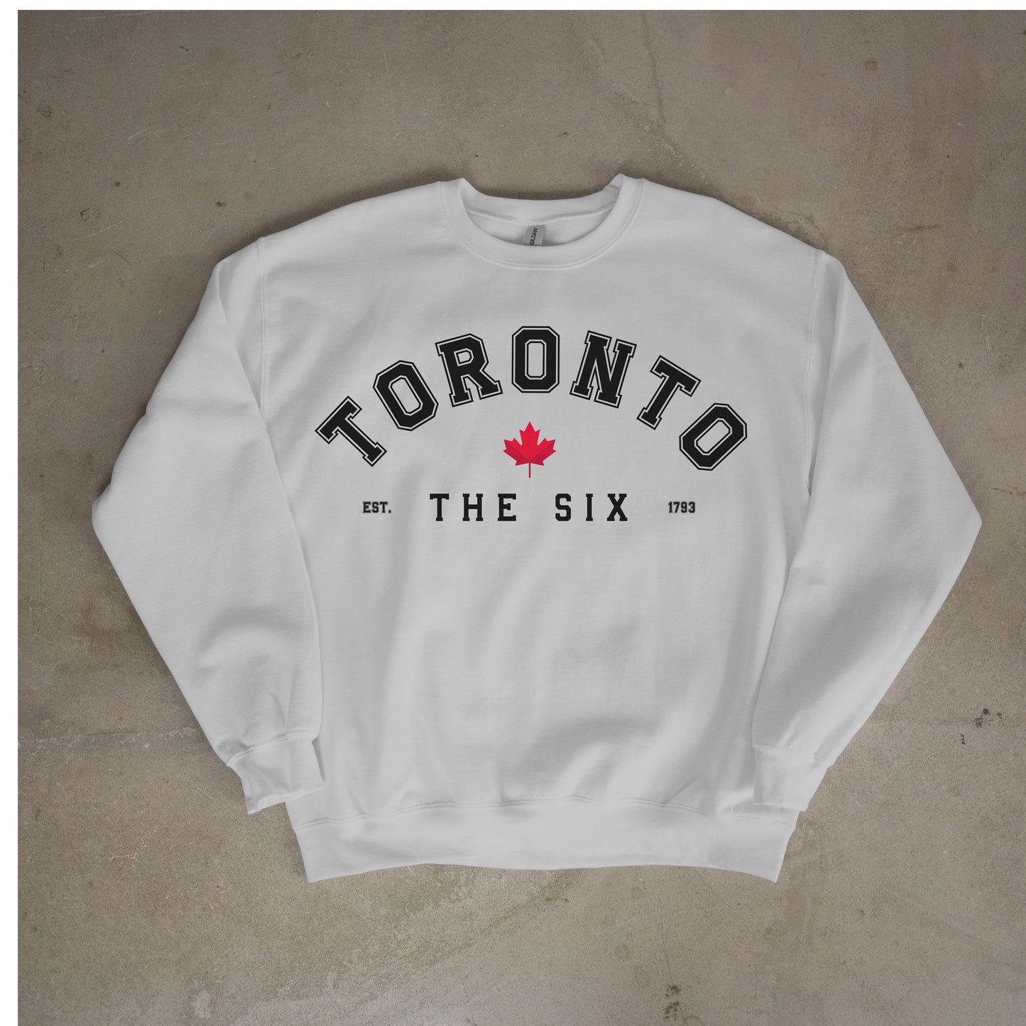 Toronto The Six Unisex Heavy Blend™ Crewneck Sweatshirt - Cozy Canadian Style