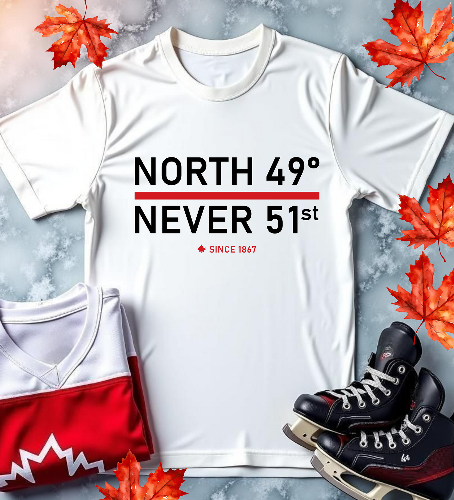 North 49° Never 51st | T-Shirt