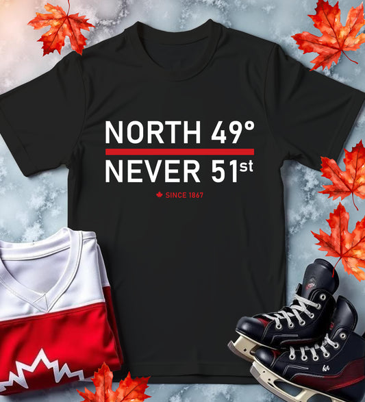 North 49° Never 51st | T-Shirt