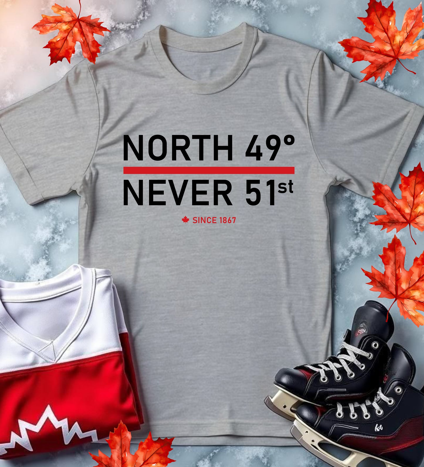 North 49° Never 51st | T-Shirt
