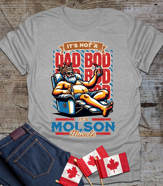 Funny Dad Bod - Molson Muscle Tee