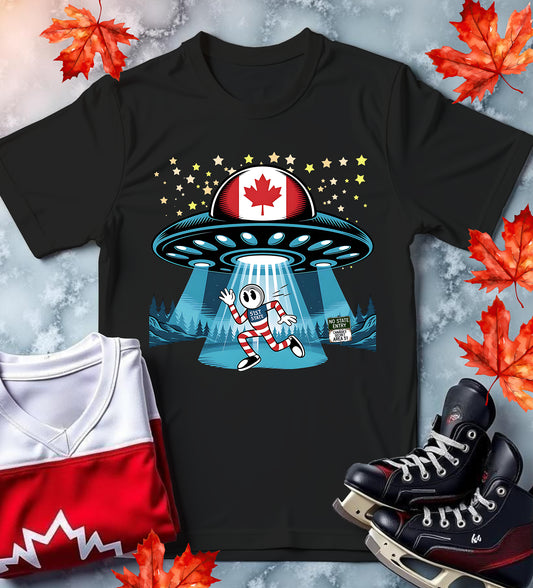 Canada's Secret Area 51 Fun UFO Graphic Tee