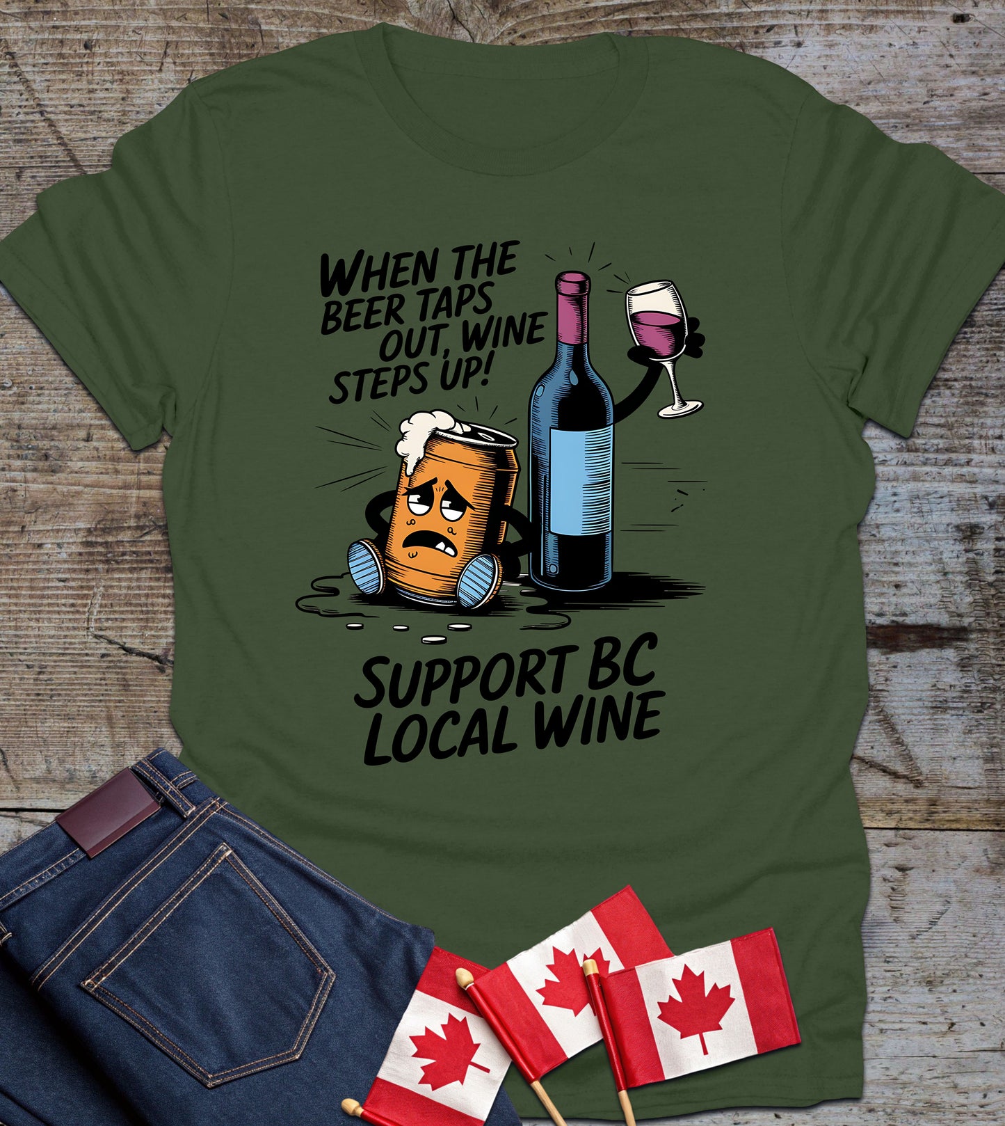 Support BC Local Wine Unisex Softstyle T-Shirt