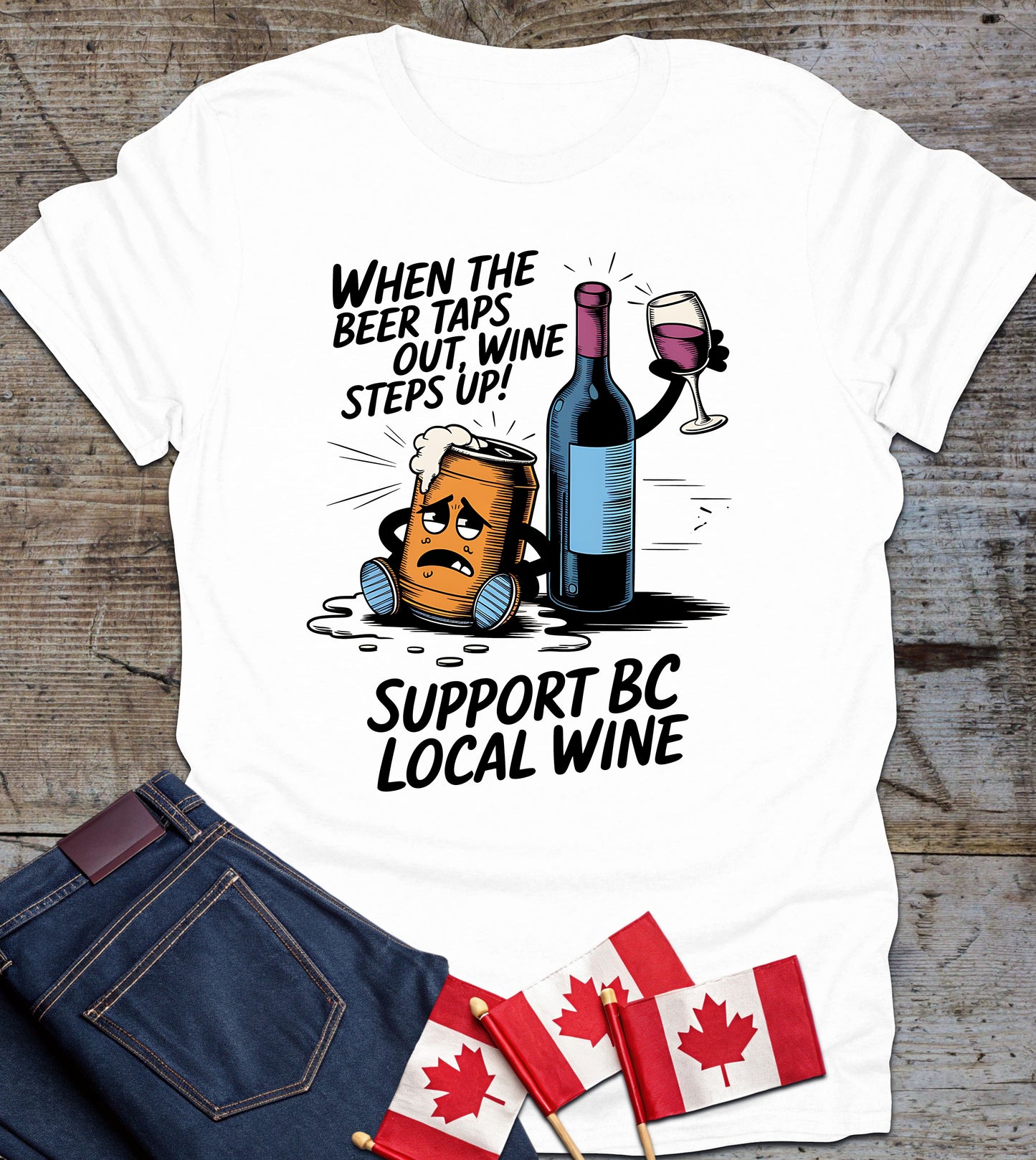 Support BC Local Wine Unisex Softstyle T-Shirt