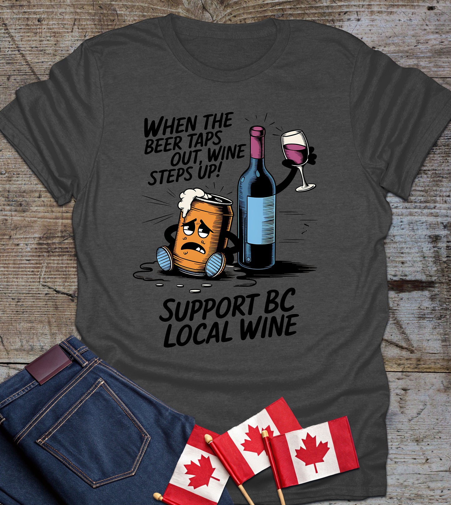 Support BC Local Wine Unisex Softstyle T-Shirt