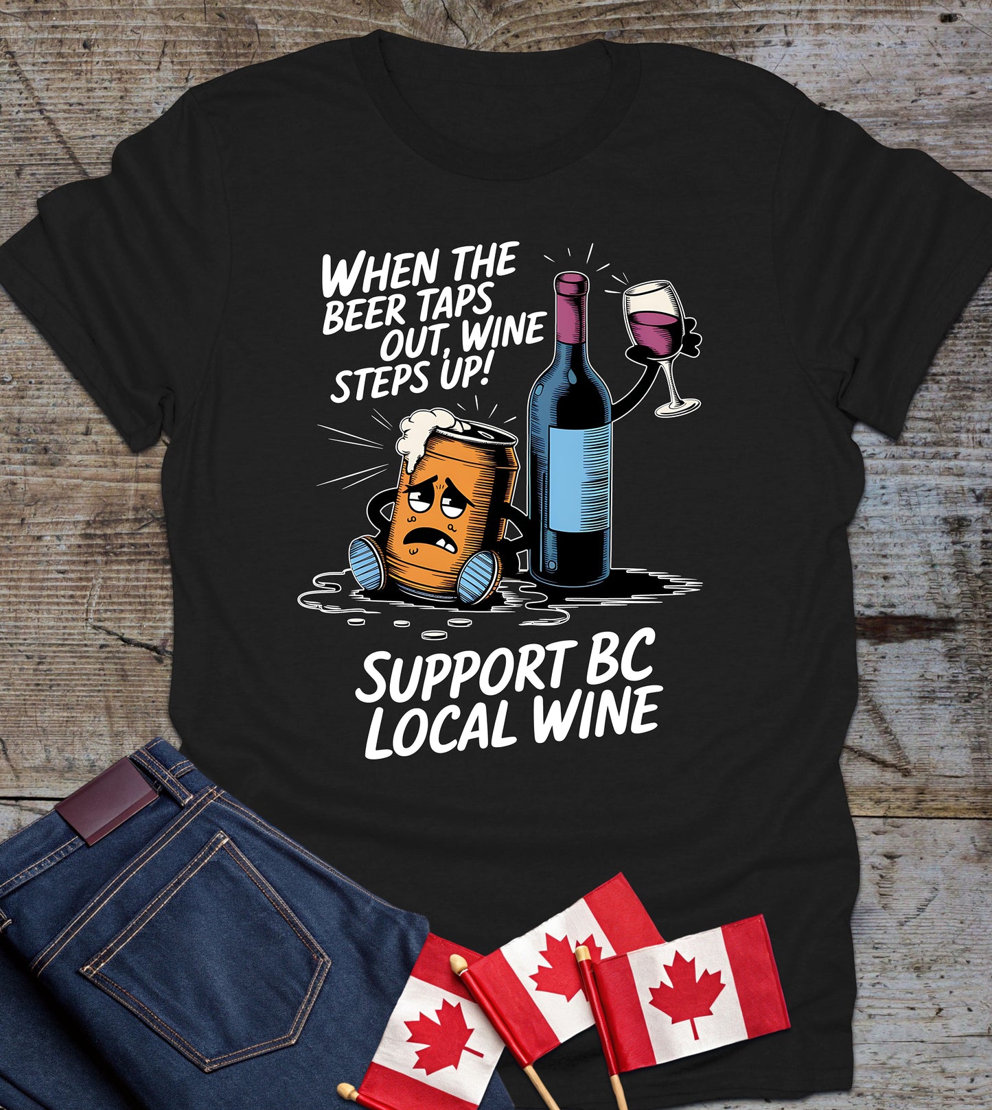 Support BC Local Wine Unisex Softstyle T-Shirt