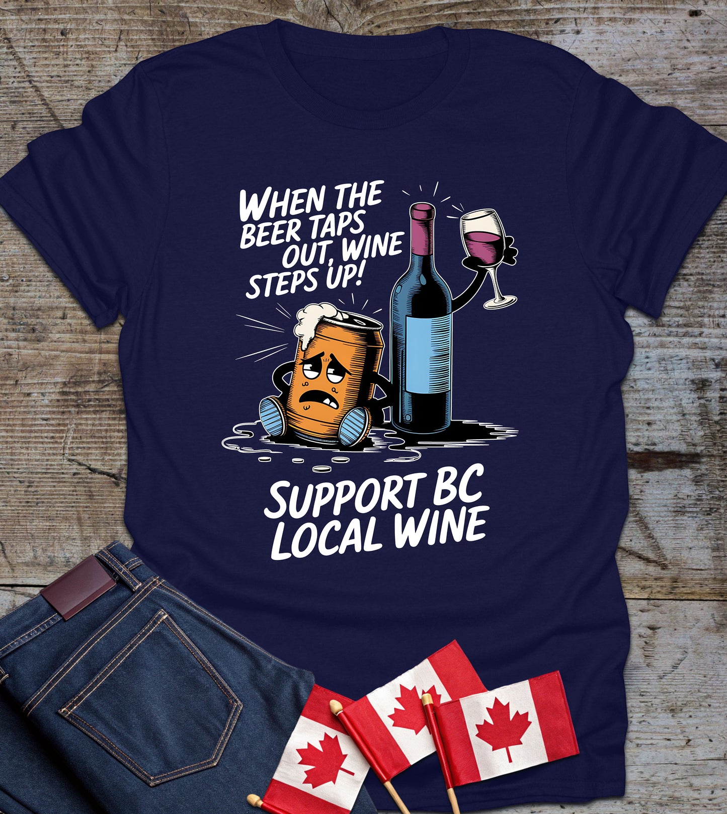 Support BC Local Wine Unisex Softstyle T-Shirt