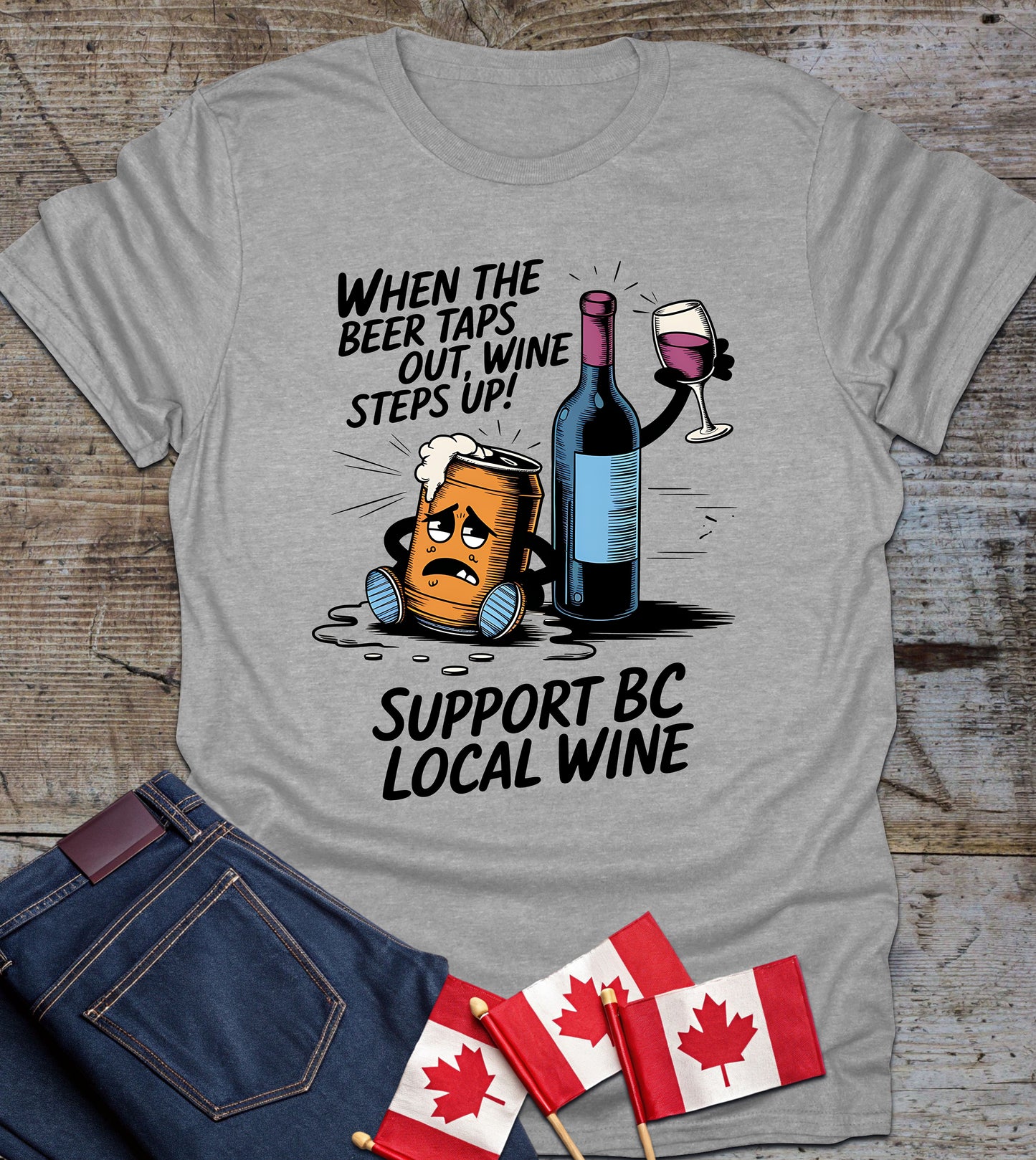 Support BC Local Wine Unisex Softstyle T-Shirt