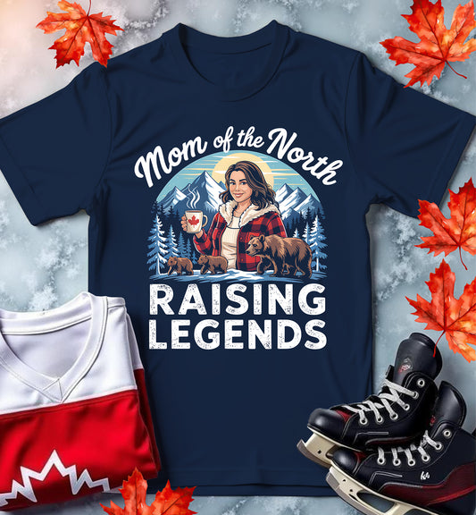 Canadian Mom of the North Softstyle T-Shirt for Mothers Day