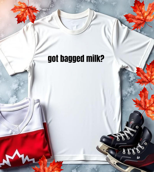 "Got Bagged Milk?" Canadian Culture Classic Tee