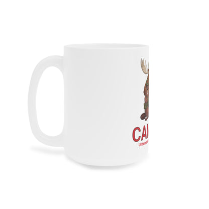 Canada-Themed Ceramic Mug - Underestimated. Always Ready - 15oz, 20oz