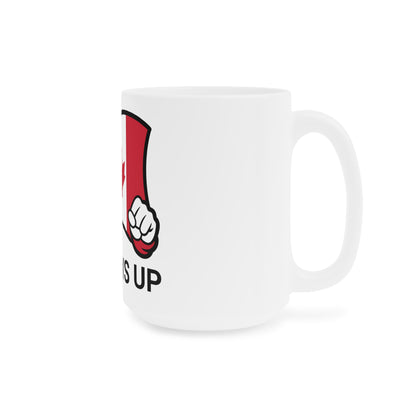 Elbows Up Canadian Ceramic Mug - 15oz/20oz